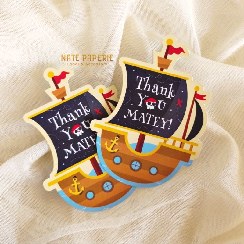 

PIRATE Hang Tag & Custom Shape Card