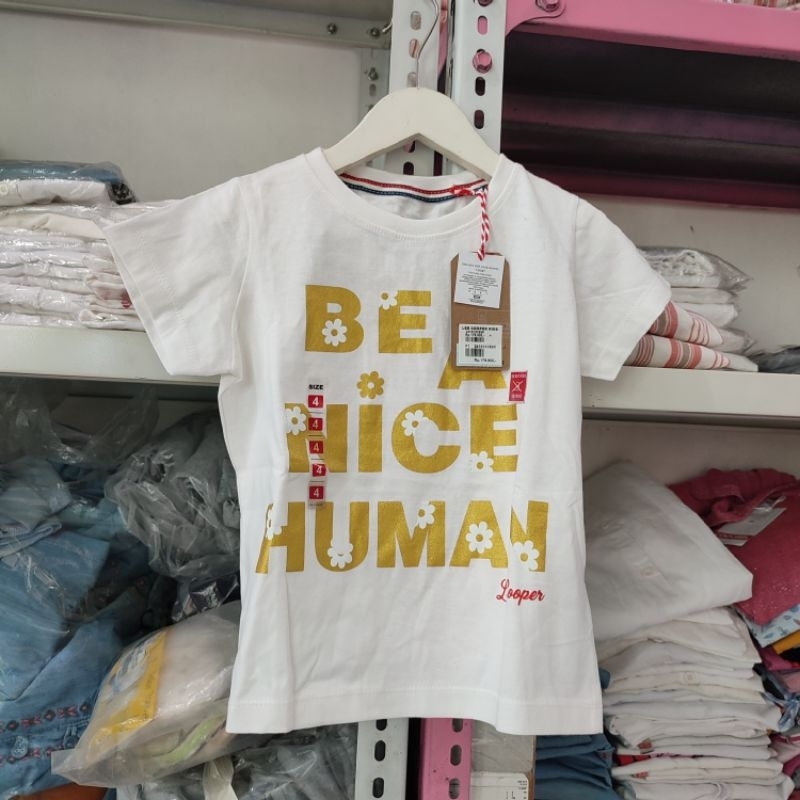 New  4-8 th baju kaos lengan pendek anak perempuan Lee cooper
