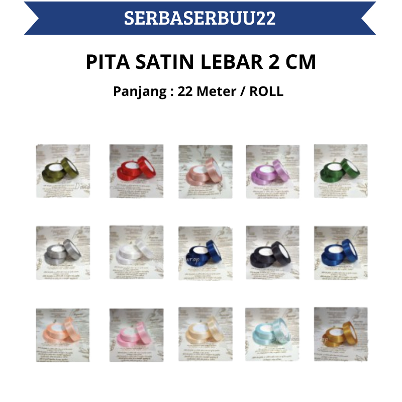 

Pita Satin Premium 2Cm ROLL PT02 SS22