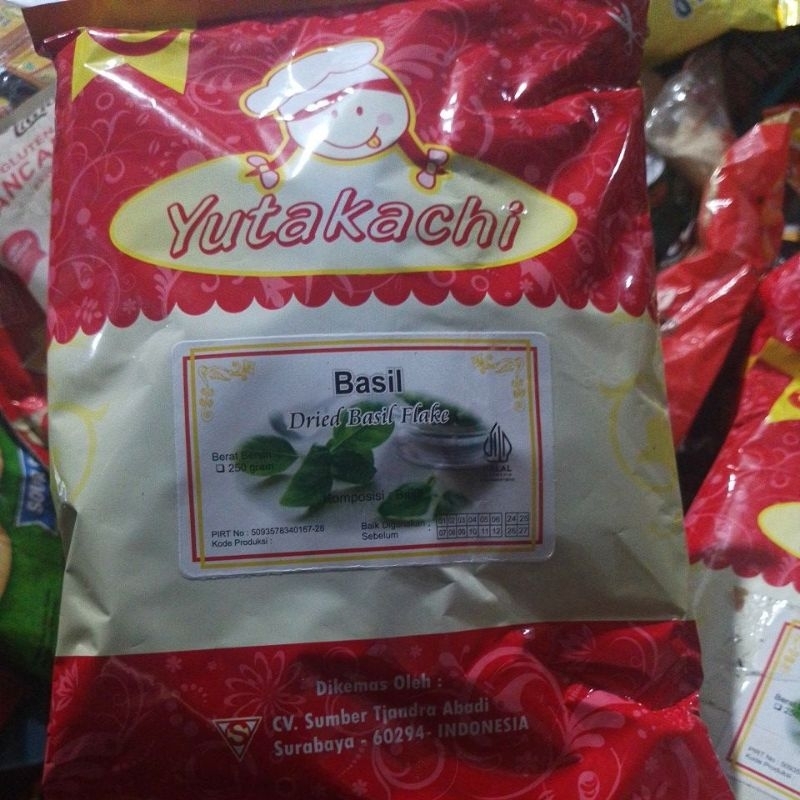 

Yutakachi basil dried basil flke 250ml