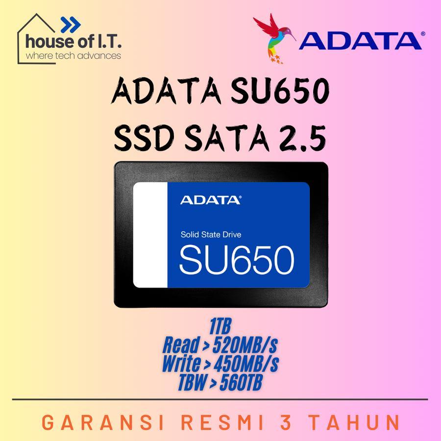 SSD ADATA SU650 1TB - SSD SATA 1TB ADATA SU650