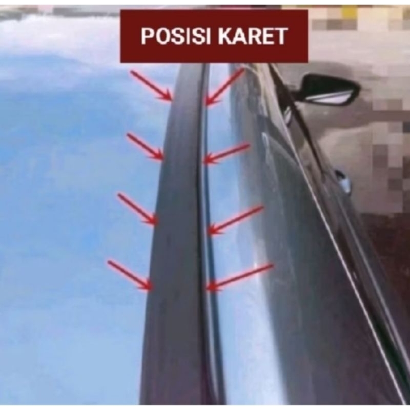 karet roof Vios gen 1 2004/karet atap Vios gen 1 2004