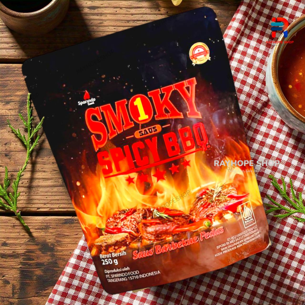 

PROMO Sauce Saus Saos Smoky Spicy BBQ Pedas Barberkyu Barbeque Barbekue Panggang Daging Refill Kemasan Isi ulang Pouch Travel Praktis Red 1 250gram 250 gram gr Murah Termurah Bumbu Masak Usaha Kekinian Viral Ide Jualan UMKM Toko Kelontong Pesta Tahun Baru