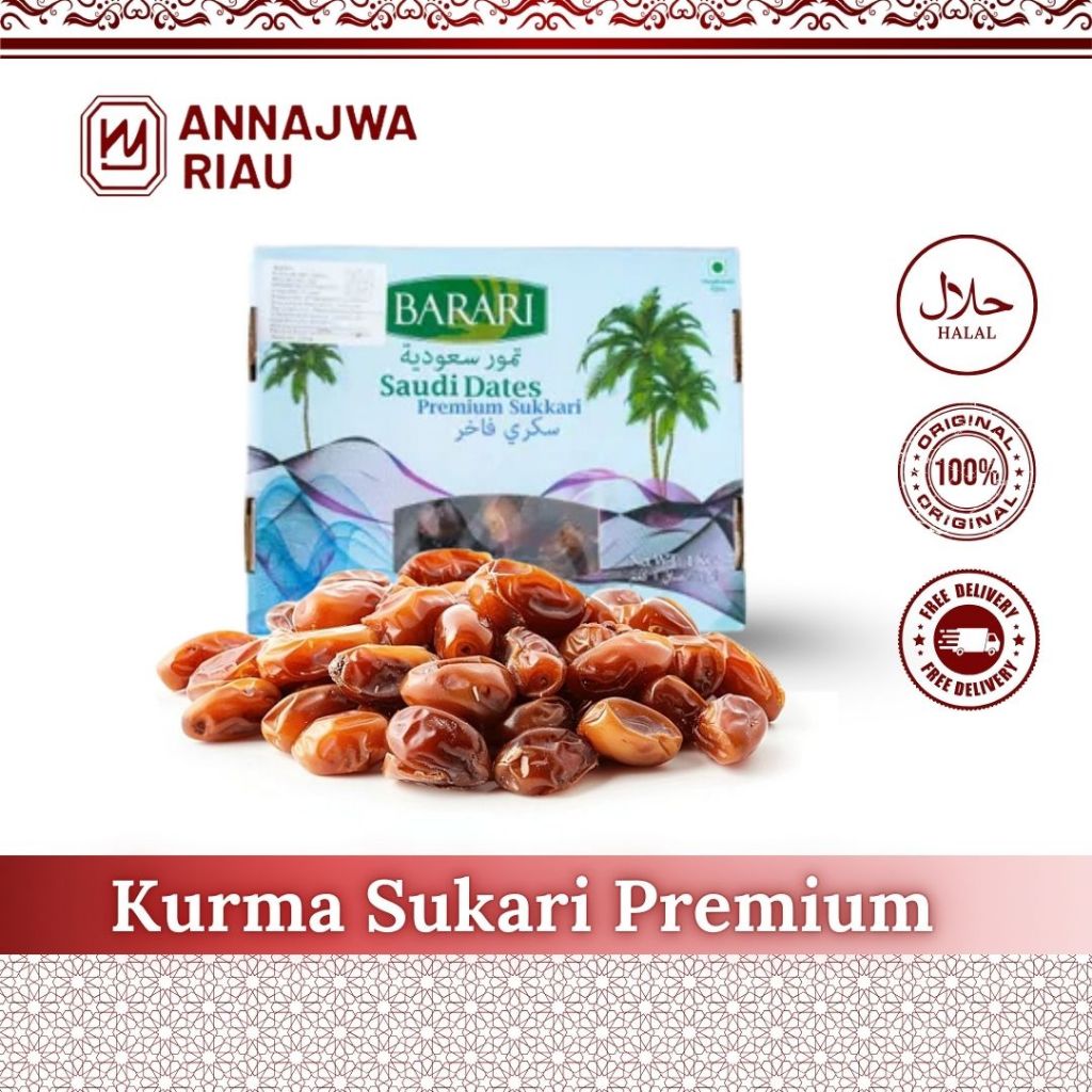 

Kurma Sukari Premium Barari – Lembut, Manis, dan Lumer di Mulut