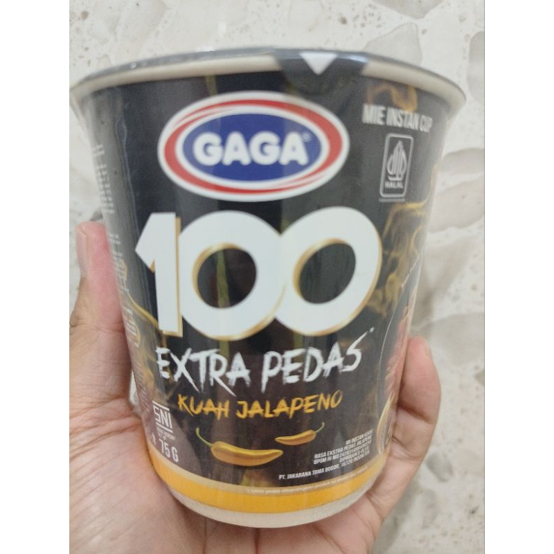 

Gaga Mie Cup Ekstra Pedas Kuah Jalepano 75 Gram