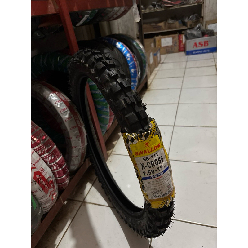 ban luar x cros swallow 250-17 bagian depan supra suprax 125 karisma jupz jup mx smash