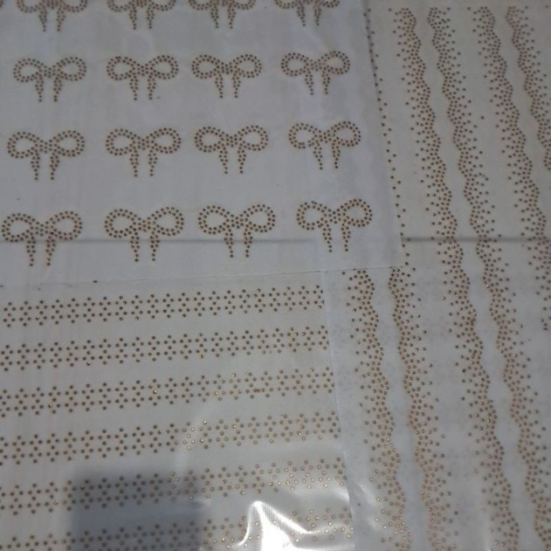 (PERLEMBAR) SWAROSKY diamond gold tikar/payet gold terbaru payet tikar gosok