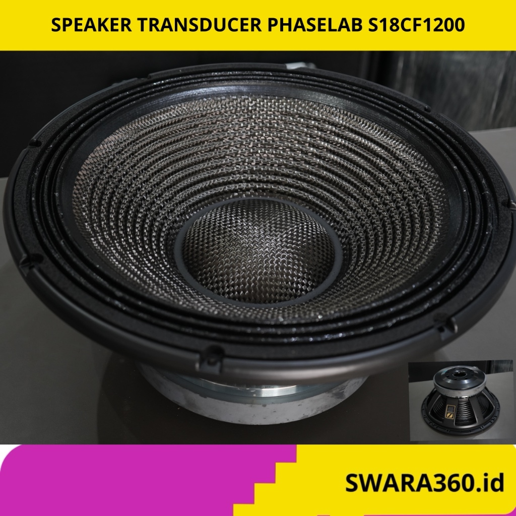 SPEAKER TRANSDUCER PHASELAB S18CF1200