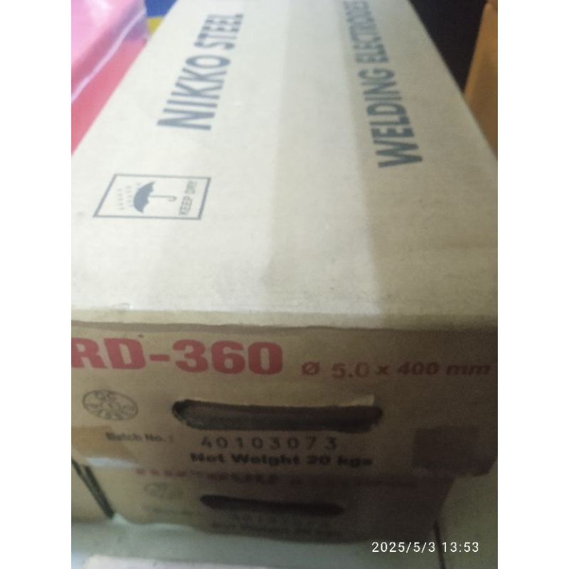 Kawat Las NIKKO STEEL RD-360 AWS E7016|Dia 5,0mm|5kg