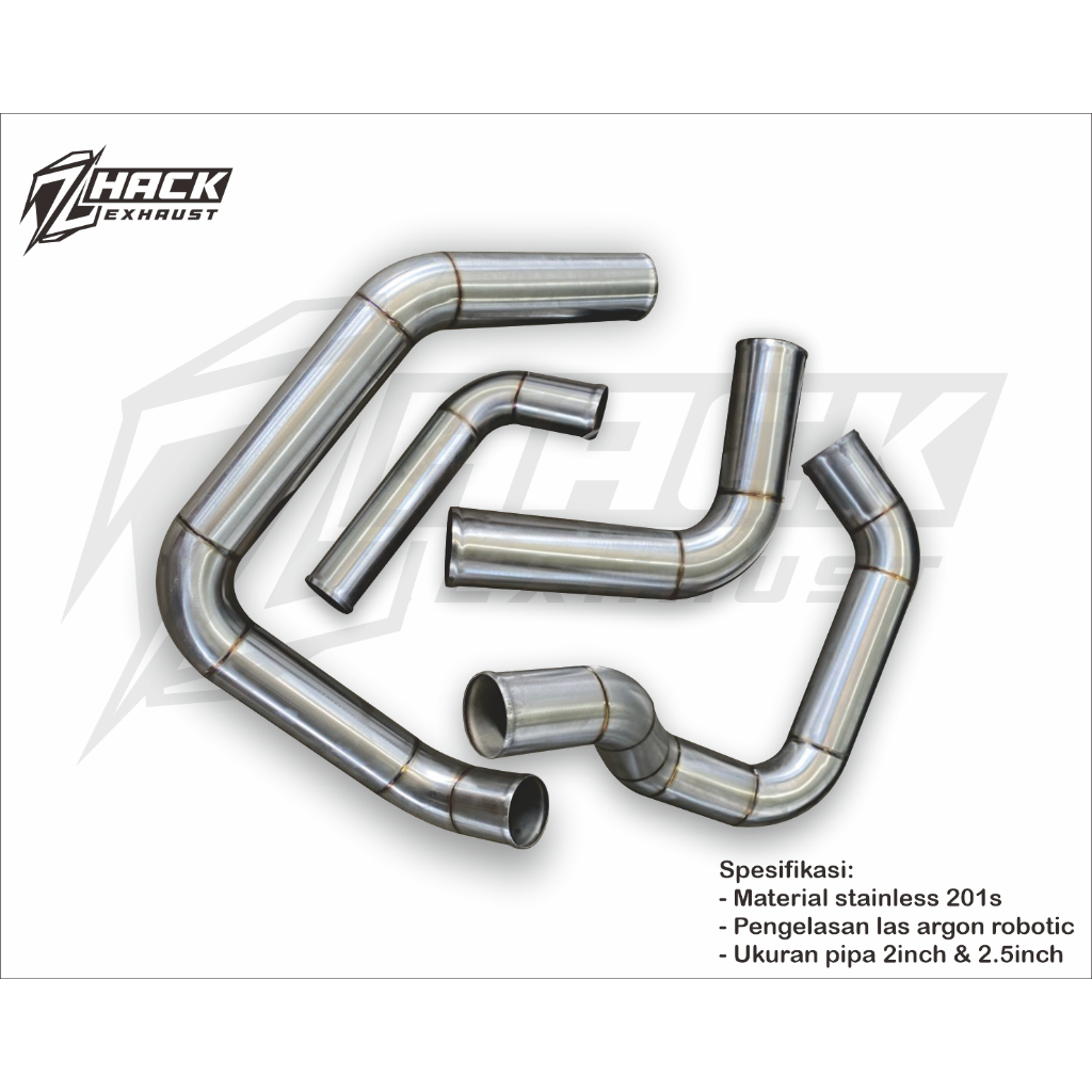 Pipa Intercooler Piping Innova 2KD Stainless PNP