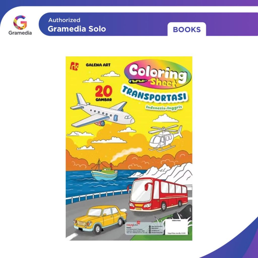 

Gramedia - Coloring Sheet Transportasi