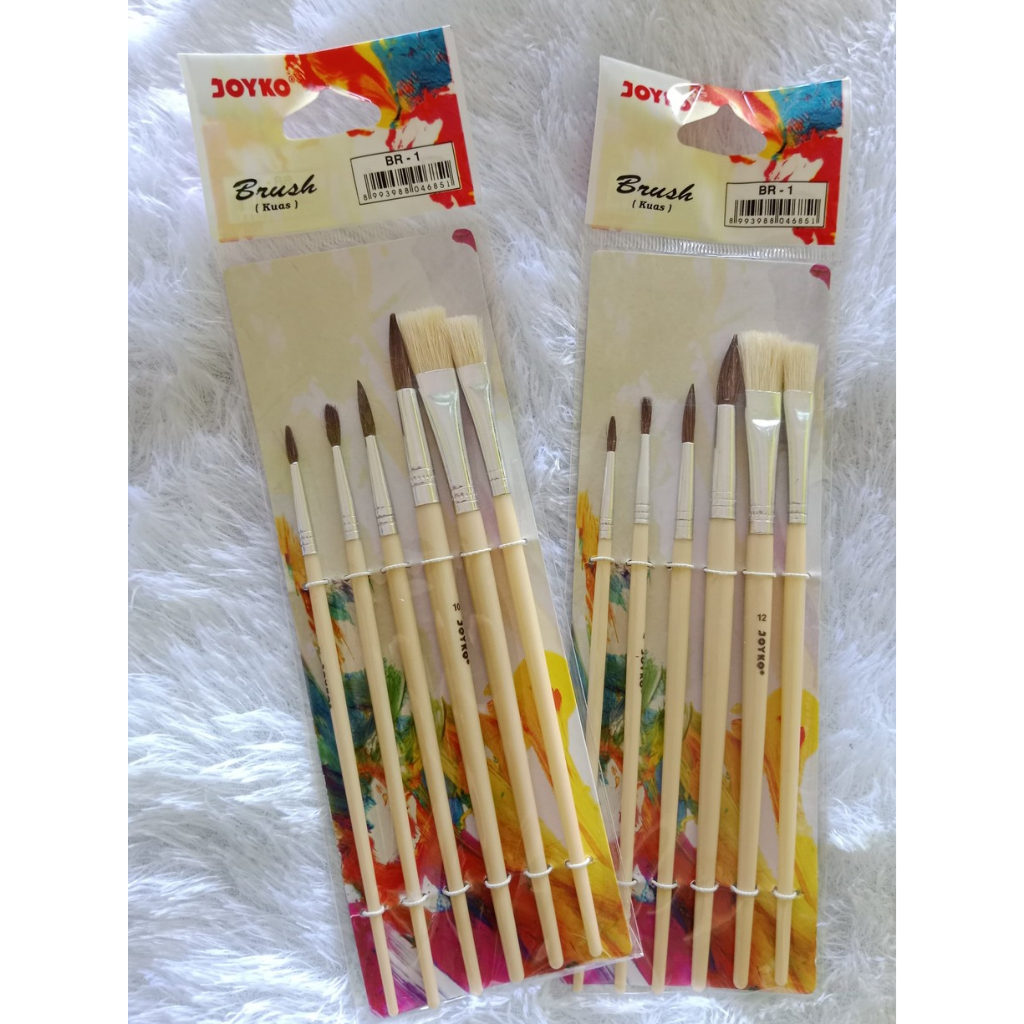 

1 SET / Paket kuas lukis kuas cat joyko Br-1