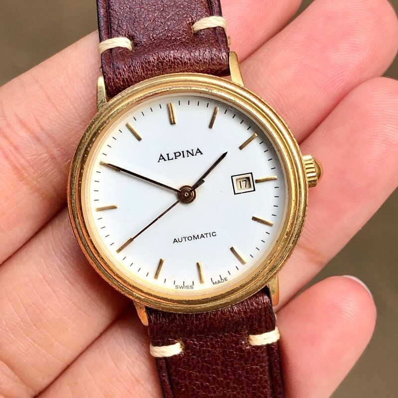 Vintage Alpina Automatic Date 25Jewels Swiss