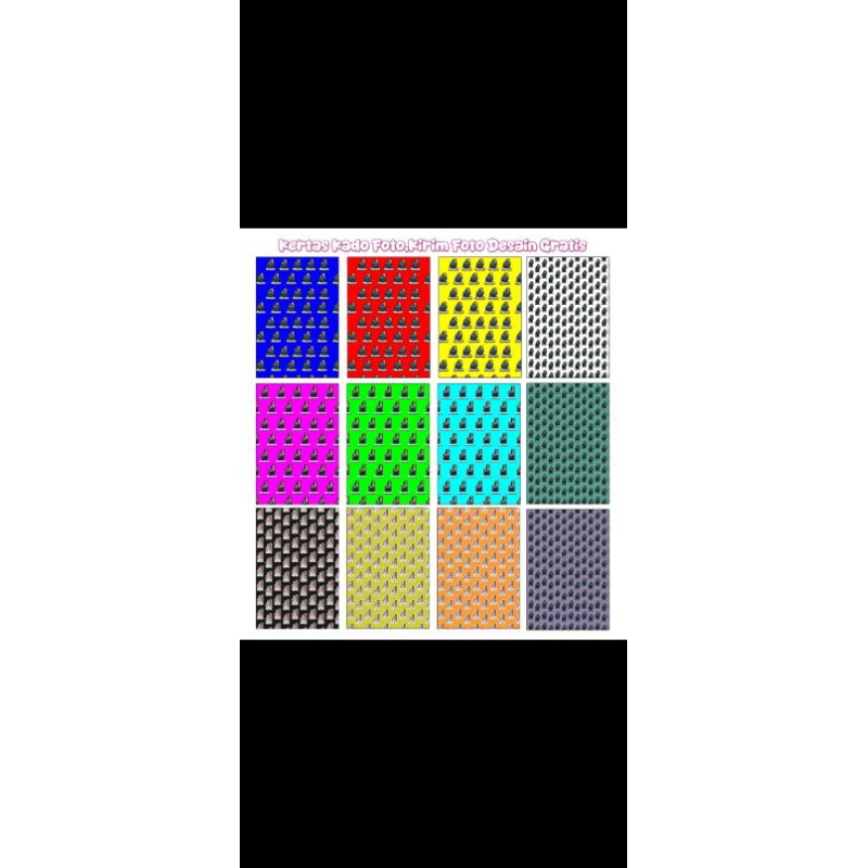 

Kertas kado custom muka aehthetic custom foto warna dan tulisan