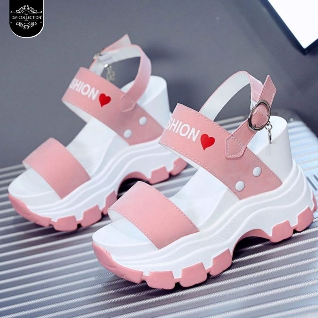 Sandal Natal Wedjes Weges Kondangan Weghes Korean Style Spatu Wnita Sendal Sandal Jinjit Wedghes Siz