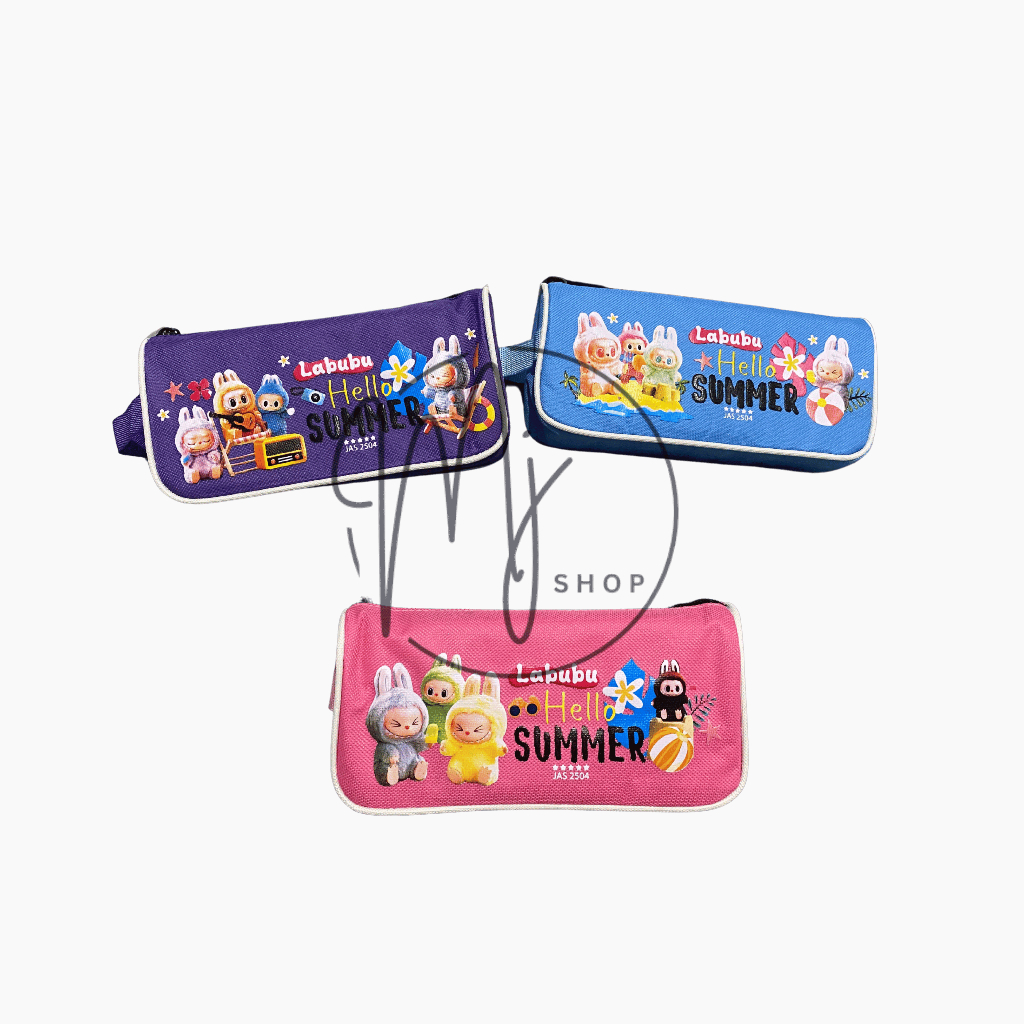 

TEMPAT PENCIL / KOTAK PENCILl 1 RESLETING MOTIF HELLO SUMMER BAHAN KAIN/ PENCIL CASE ANAK PEREMPUAN