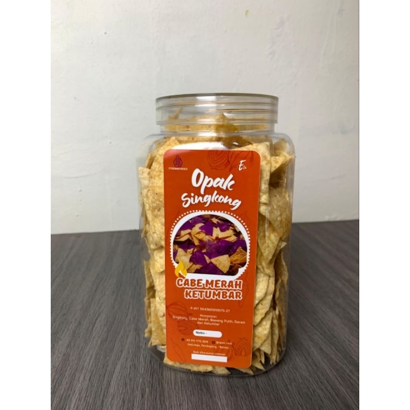 

Toples 2 Ltr Opak Singkong Cabe merah Ketumbar