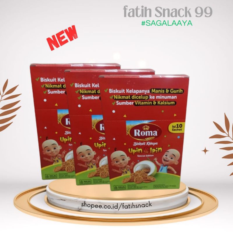 

ROMA KELAPA SACHET BOK ISI 10 SCH X 36g BISCUIT COCONUT