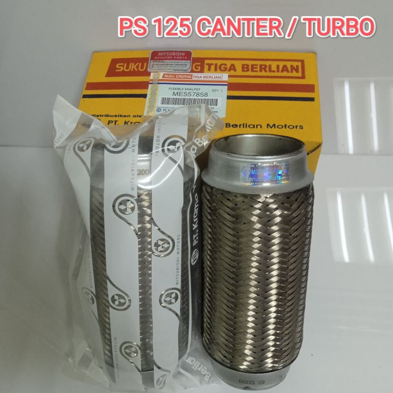 FLEXIBLE FLEXIBEL FLEKSIBEL KNALPOT PENDEK PS 125 CANTER TURBO BUNYI NYING...NYING ORI BERGARANSI 1 