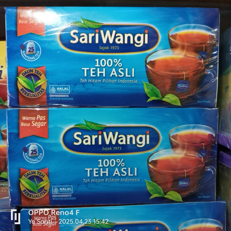 

Teh Sariwangi Kotak (Isi 25)