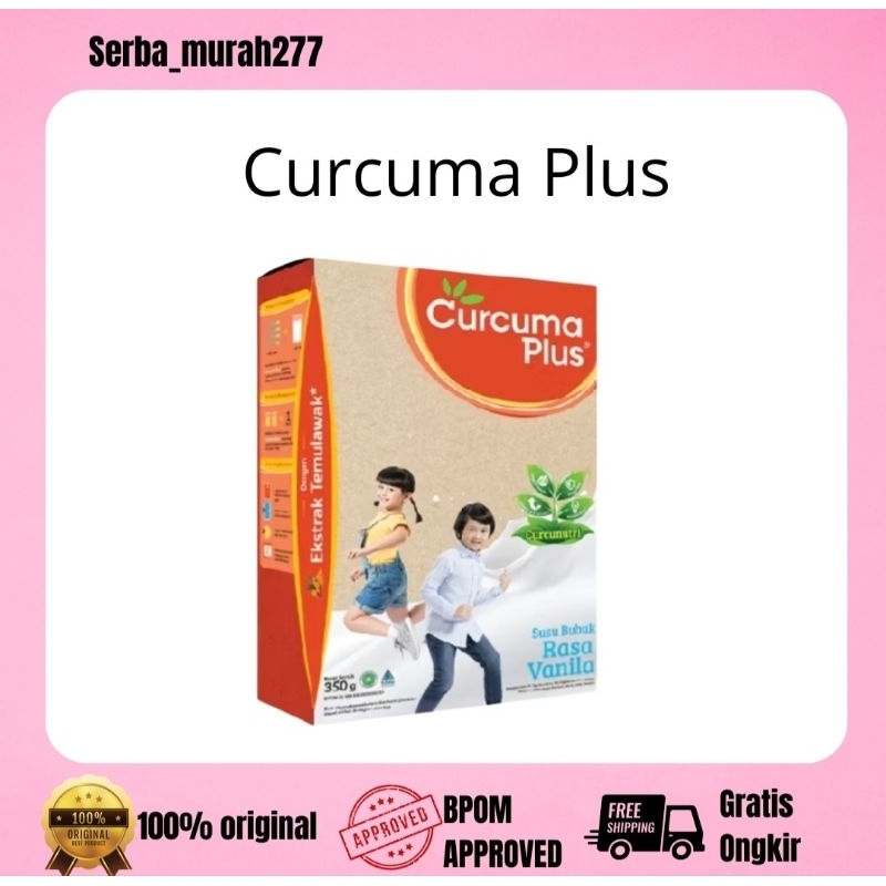 

[BACA DESKRIPSI] CURCUMA PLUS Susu Bubuk Ekstrak Temulawak Rasa Vanila 350gr