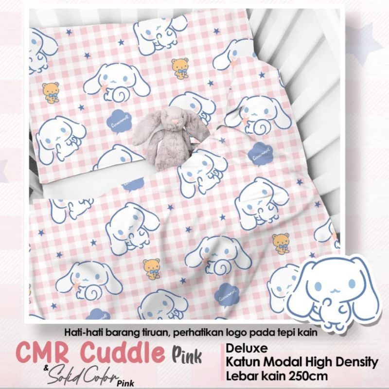 Sprei Katun Lokal Premium motif anak kecil lucu / Sprei Homemade/Homeindustri / Sprei Motif kuromi c