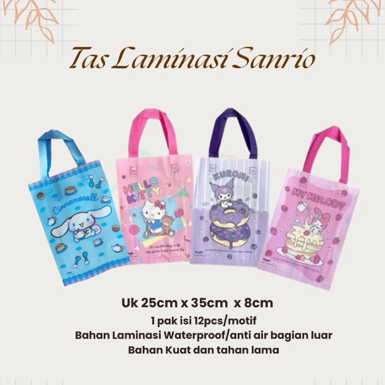 

TAS LAMINASI SANRIO