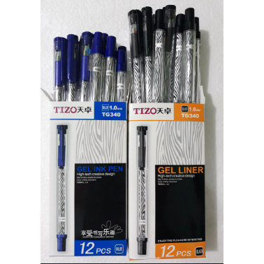 

Bolpen Pulpen TG340 TIZO 1.0 mm Gel Liner ORIGINAL MURAH (1 LUSIN)