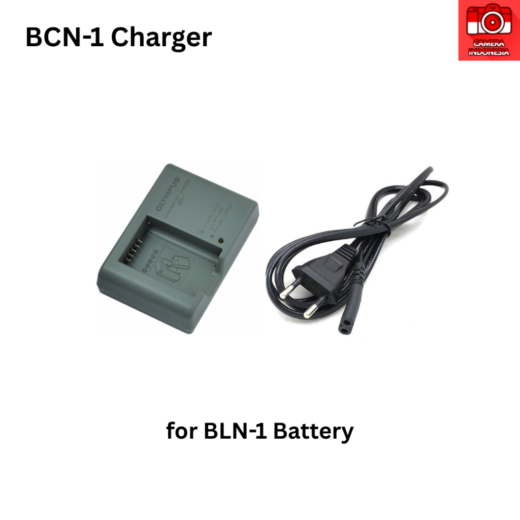 Charger BCN-1 Baterai BLN-1 Kamera Olympus OM-D E-M1, OM-D E-M5, OM-D E-M5 MARK II, PEN E-P5, PEN-F