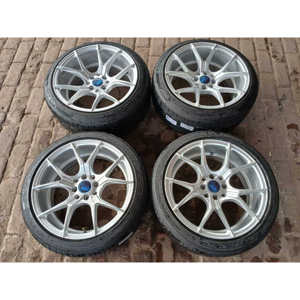 VELG MOBIL BEKAS HSR VOODO R17 PCD 4X100/114,3 UNTUK JAZZ YARIS VIOS AVANZA LIVINA SOLUNA