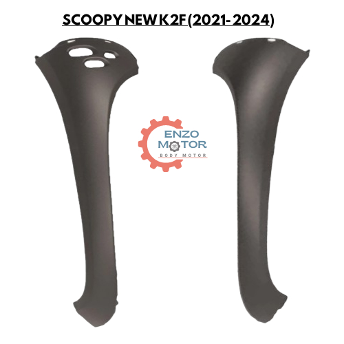 Cover Front Sayap Body Depan Scoopy New 2021-2022-2023 K2F Matte Brown Coklat Doff Original / Body S