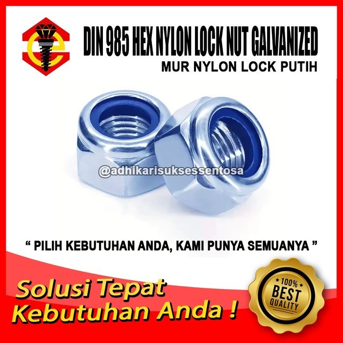 Mur Nylon / Lock Nut M30 Picth 3,0 Kunci 46