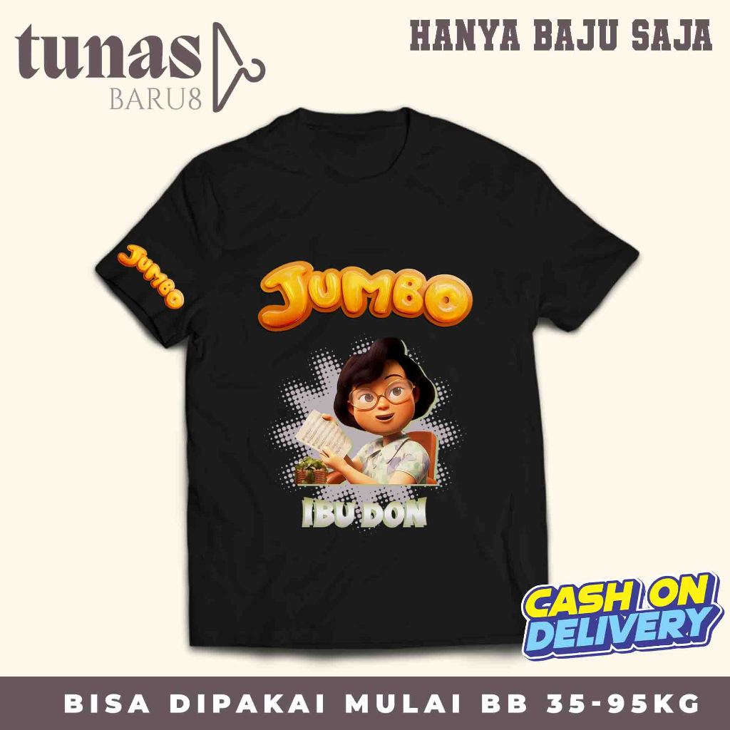 BAJU DEWASA - KAOS FILM JUMBO KARAKTER IBU DON - TSHIRT DISTRO PREMIUM LENGAN PENDEK - BISA COD