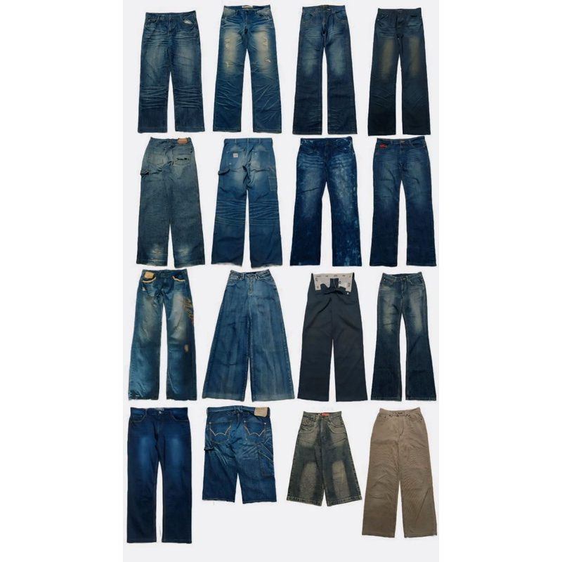Paket usaha/borongan jeans fading gombrang cowok
