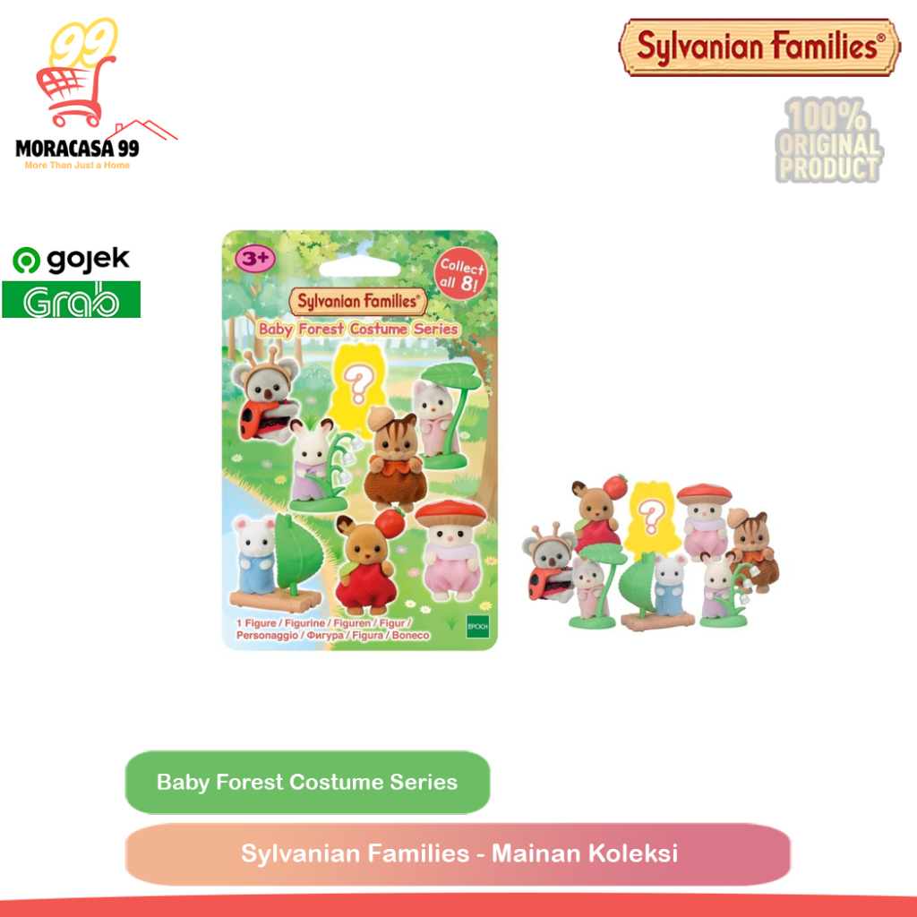 Original Sylvanian Families Baby Forest Costume Series