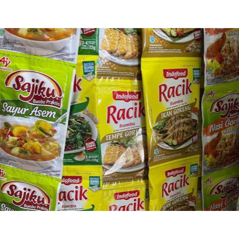 

Bumbu Racik Dan Sajiku (1 renceng 10 sachet)