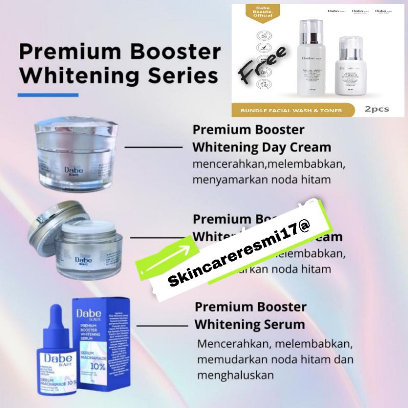 (READY LANGSUNG KIRIM) Paket Booster Dabe Beauty Skincare By Bella Shofie Bpom wajah normal dan sens