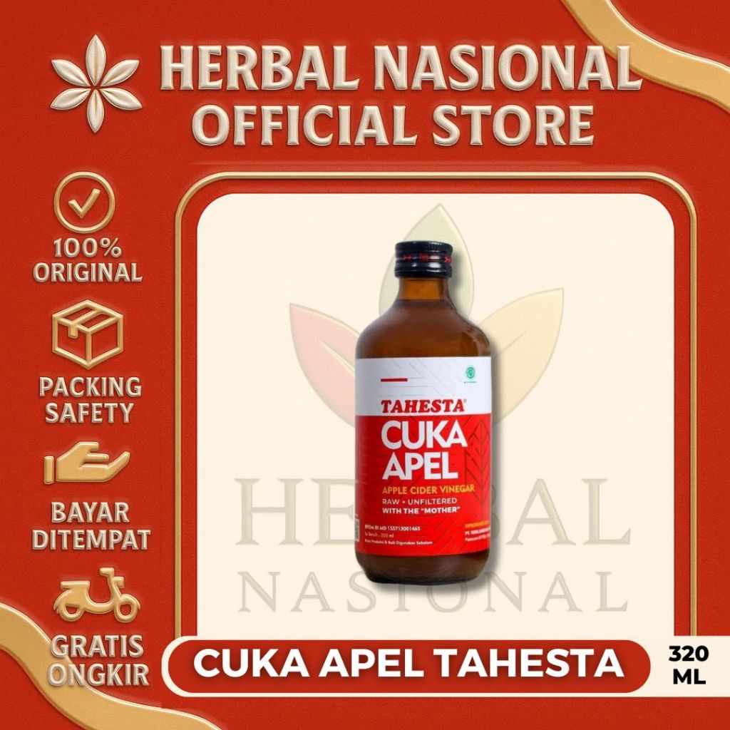 

Cuka Apel TAHESTA 320ml Suplemen Daya Tahan Tubuh