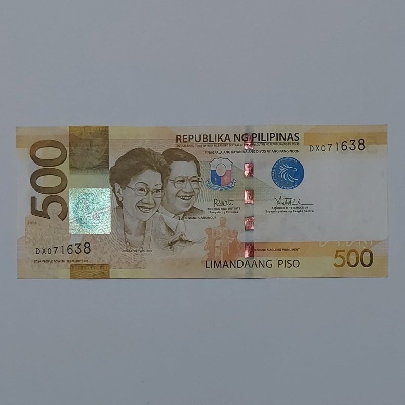 Uang Asing Pilipina Peso Pecahan 500 Peso