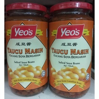 

Tauco Yeos Malaysia 450 gr - Tauco Asin - Taucu Masin - Salted Soya Beans