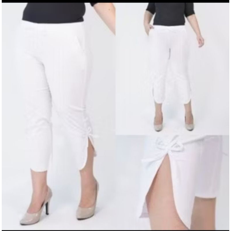 Dholpin pants katun 7/9 jumbo celana katun Stretch jumbo 7/9 murah