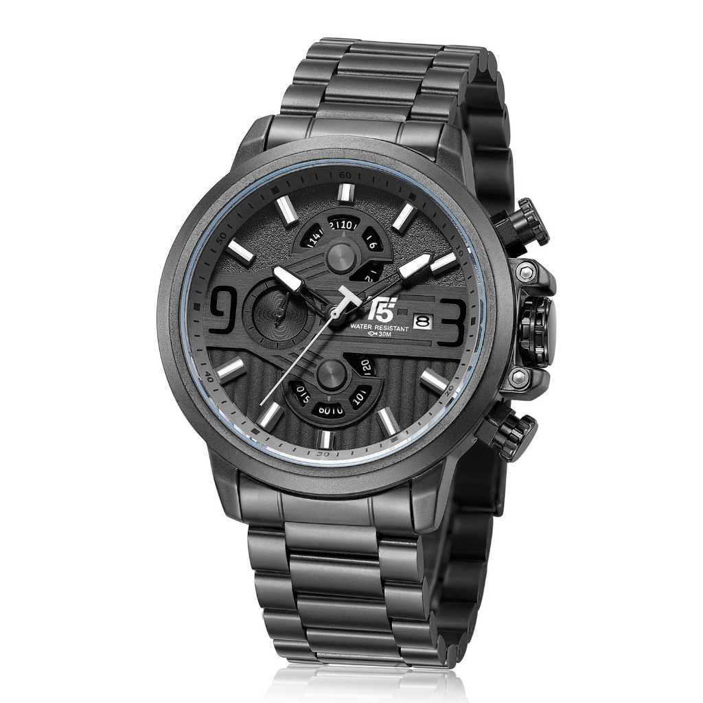 Jam Tangan T5 H 3610G Original / Jam T5 3610 Jam Pria Original Rantai Chrono Aktif