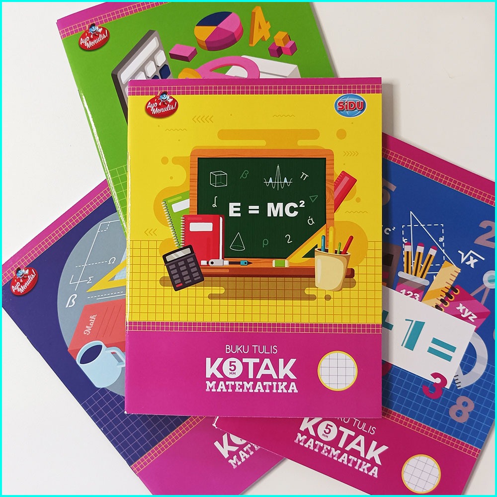 

(1 BUKU) BUKU TULIS KOTAK SIDU MATEMATIKA 38 LEMBAR / BUKU KOTAK KECIL 38 LBR SINAR DUNIA