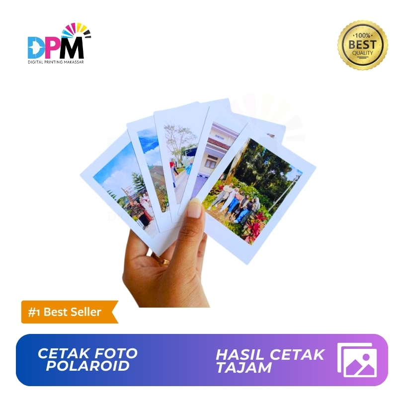 Cetak Foto Polaroid Berkualitas | Proses Cepat