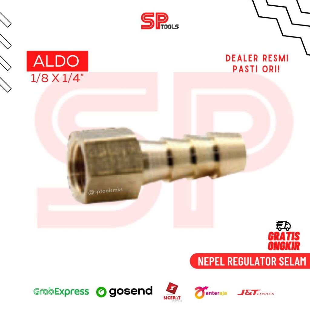 NEPEL DAKOR REGULATOR SELAM / NIPEL / NEPPEL / NIPLE KUNINGAN SAMBUNGAN CONECTOR SELANG REGULATOR SE