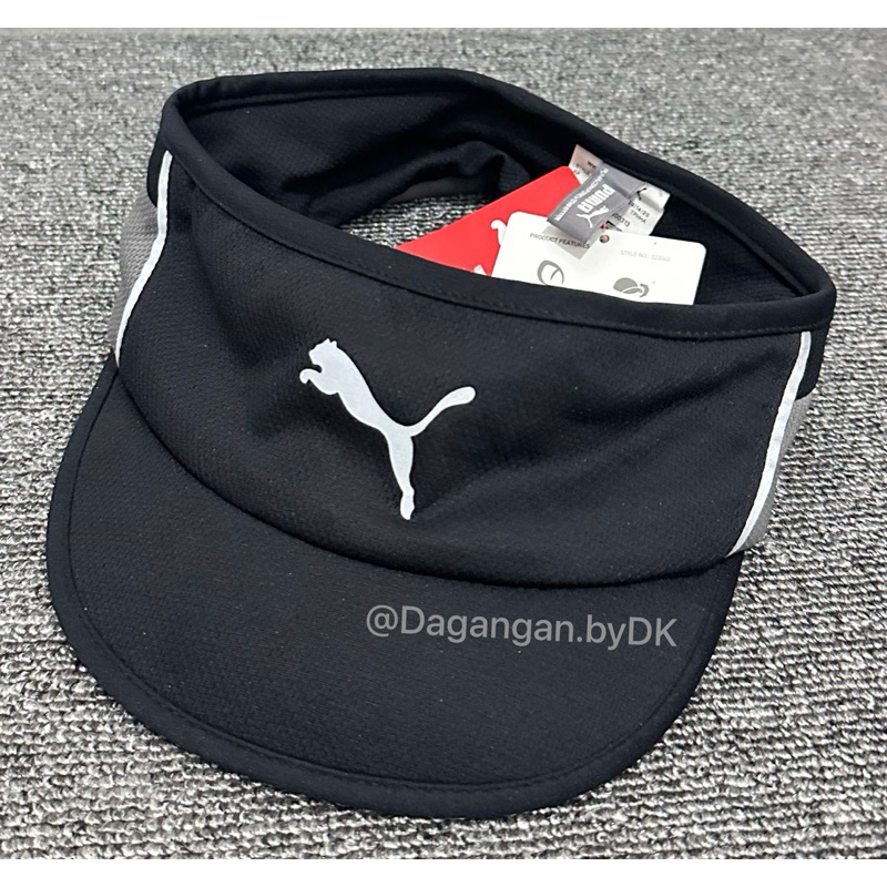 Topi Visor Puma* Original 100% Hitam
