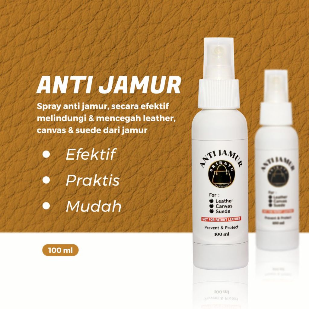 Pembersih Jamur Tas 100ml - Parfum Tas - Penghilang Bau Tas Kulit