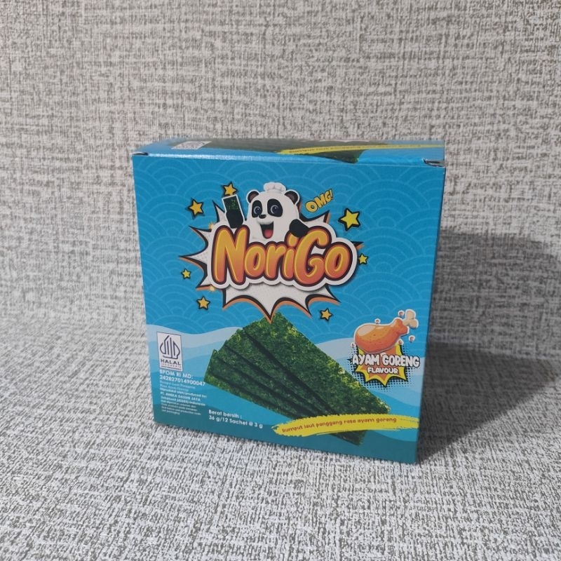 

[1 box] Norigo Rumput Laut Panggang Rasa Ayam Goreng