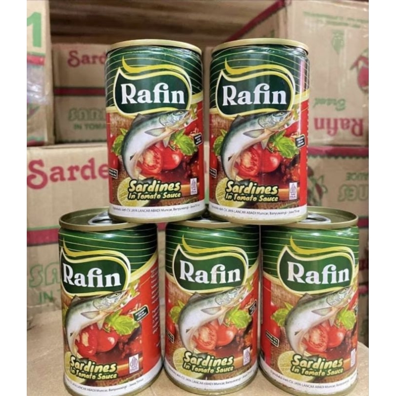 

Sarden Rafin saus tomat 155gr