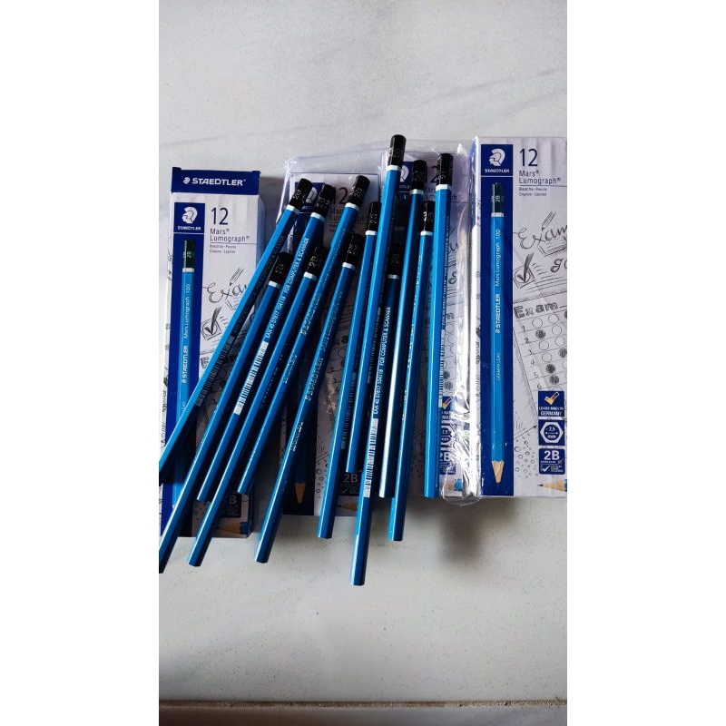

Pensil 2B Staedler Mars Lummograph isi 12